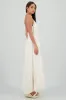 Vestido maxi halter con olanes sold by Shasa