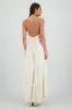 Vestido maxi halter con olanes sold by Shasa