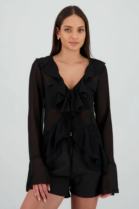 Blusa fluida olanes sold by Shasa