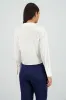 Camisa crop satinada manga larga sold by Shasa