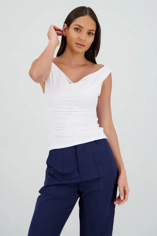 Top tirantes escote cascada espalda sold by Shasa
