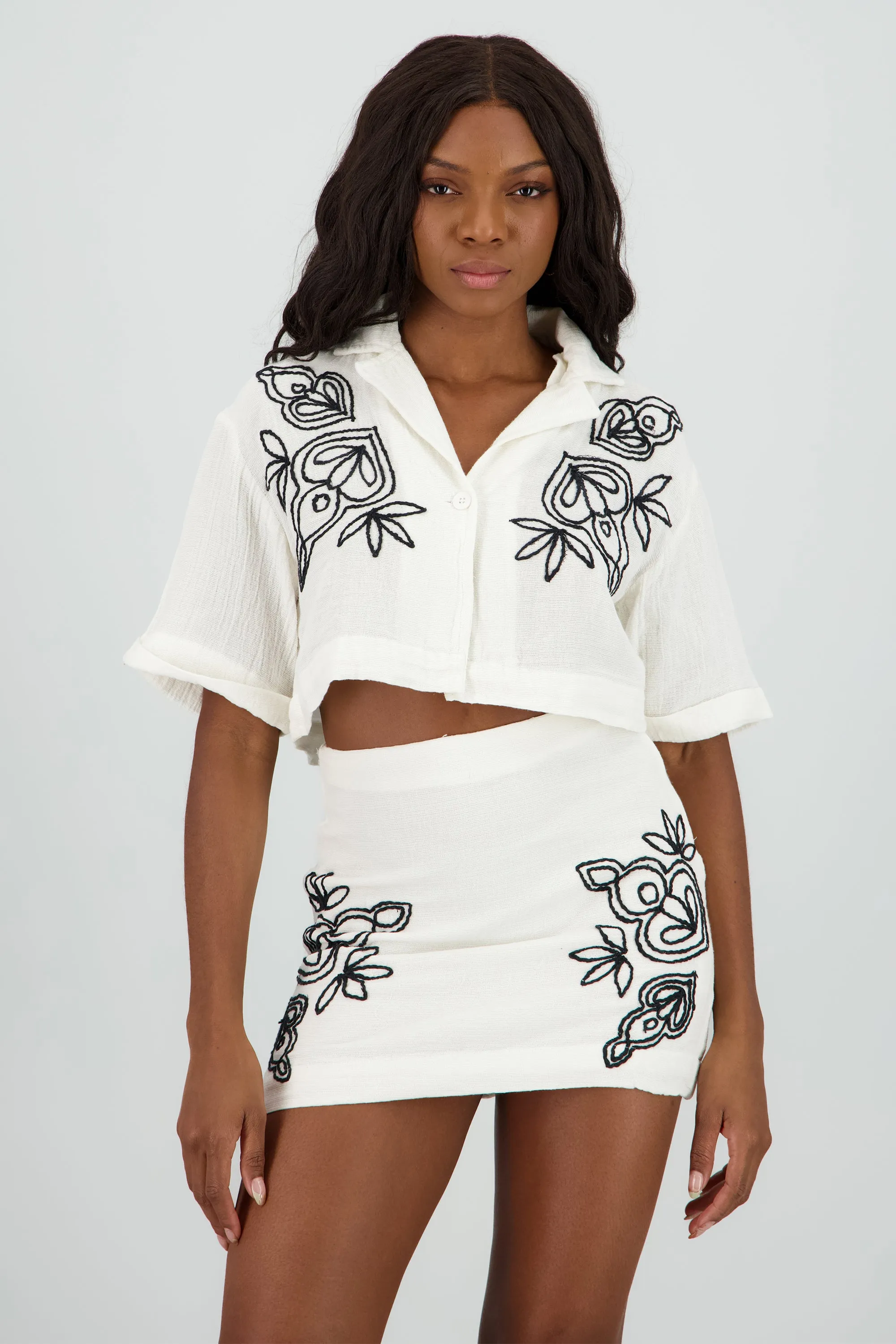 Camisa corta bordado sold by Shasa product image thumbnail 2