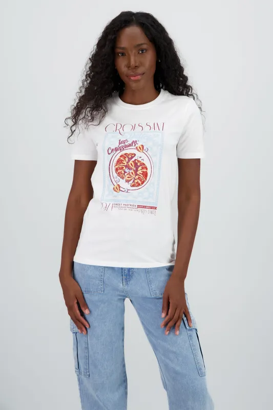 T-shirt croissant sold by Shasa