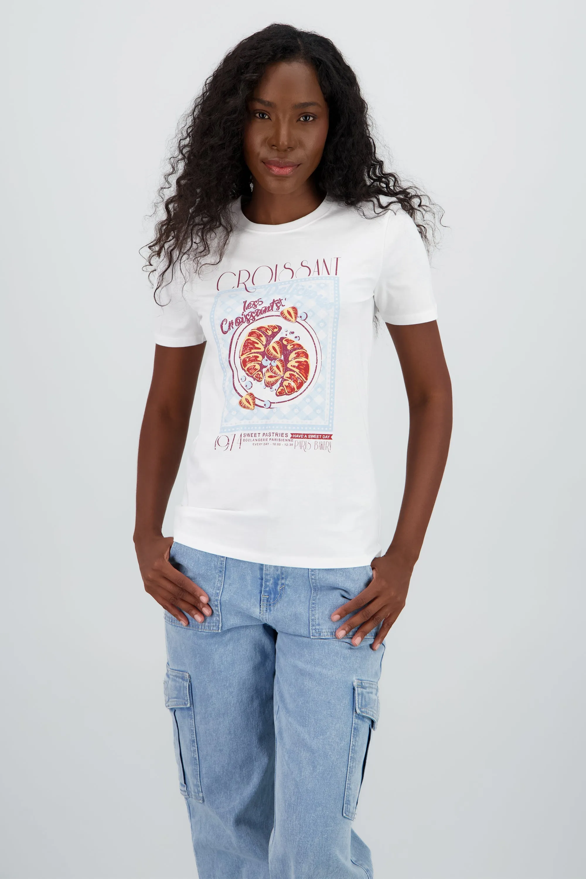 T-shirt croissant sold by Shasa product image thumbnail 2