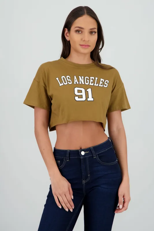 Top Manga Corta Los Angeles sold by Shasa