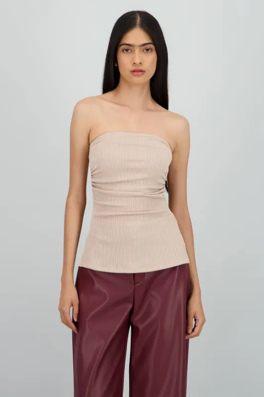 Top tubo textura sold by Shasa