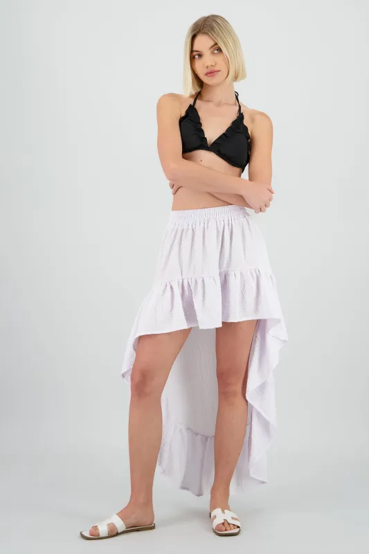 Falda asimentrica resorte sold by Shasa