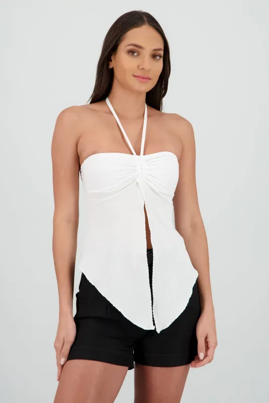 Top jaretas halter sold by Shasa