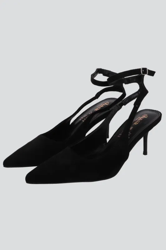 Tacon pointy pulsera suede sold by Shasa