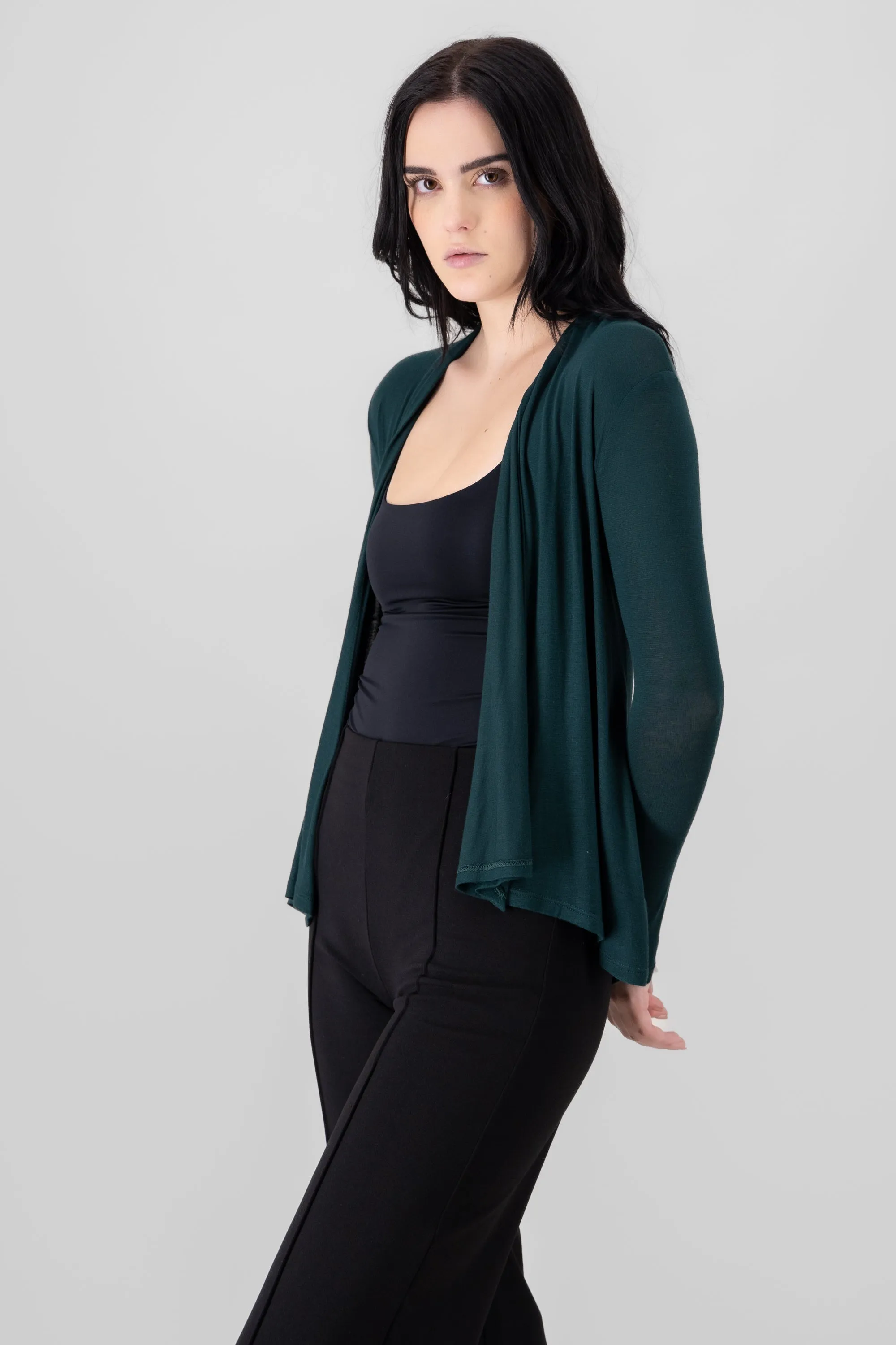 Cárdigan Corto Caída Cascada Manga Larga sold by Shasa product image thumbnail 3