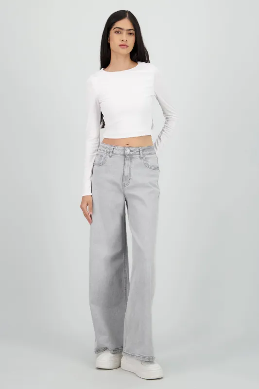 Jeans wide leg amplios sold by Shasa
