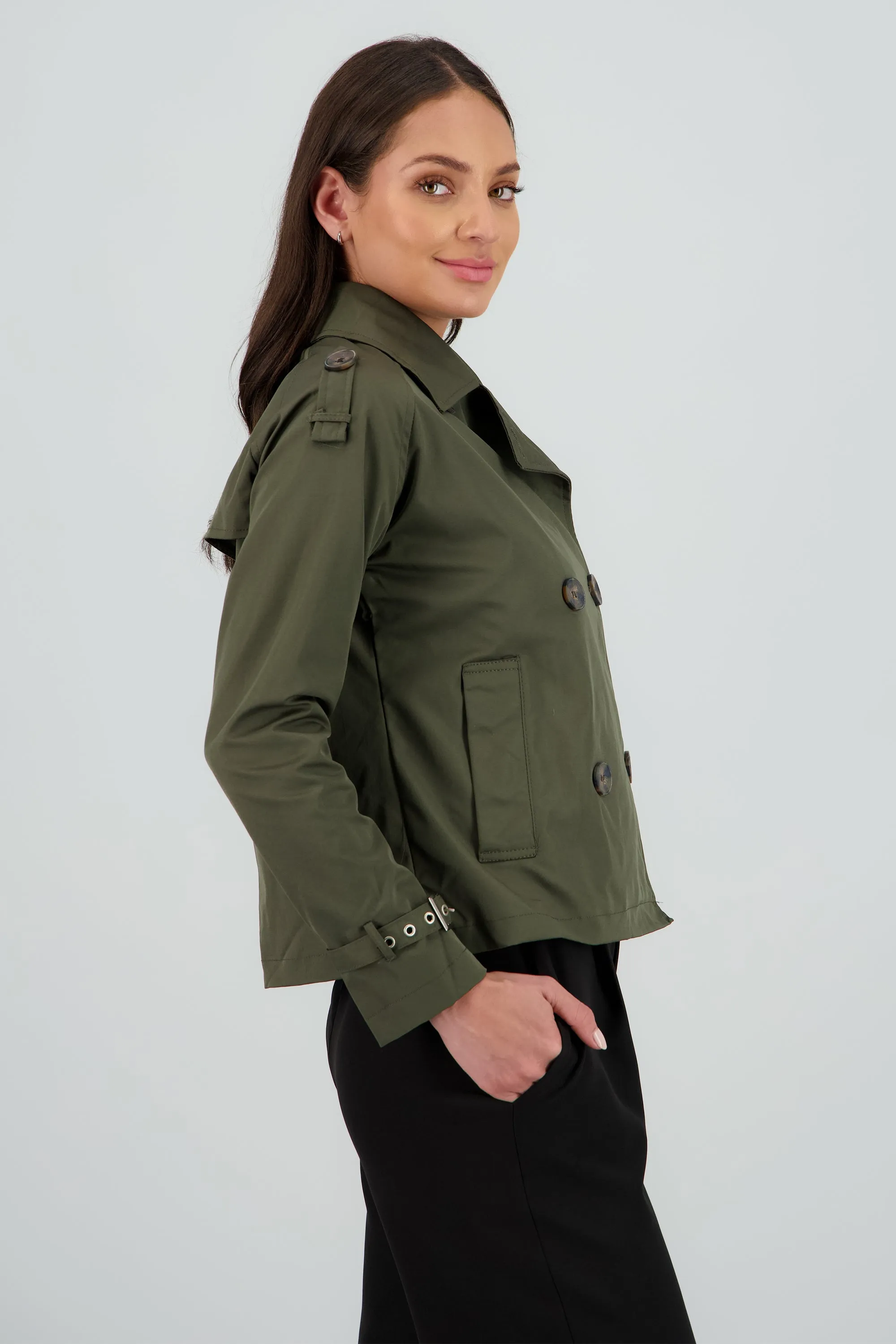 Gabardina mini con botones sold by Shasa product image thumbnail 3