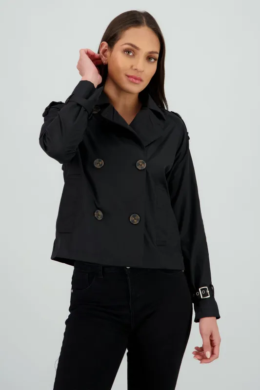 Gabardina mini con botones sold by Shasa