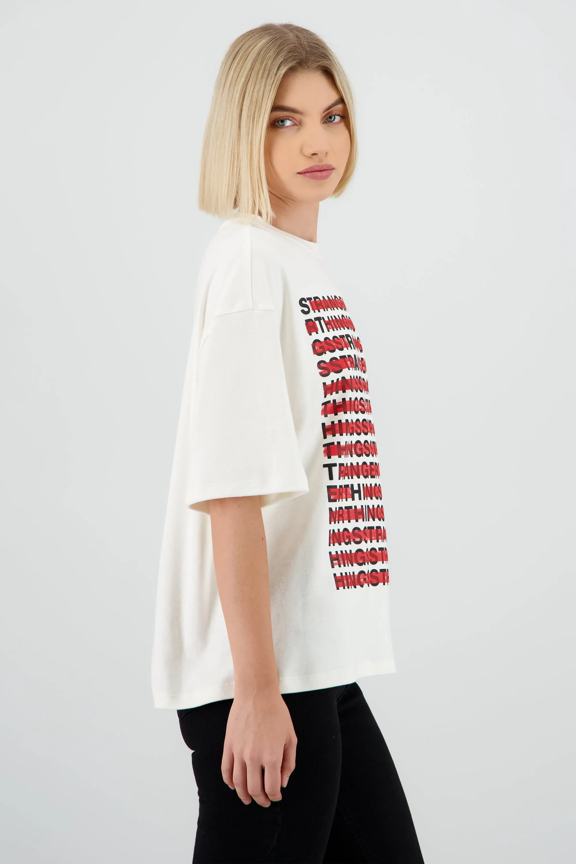 Playera stranger things letras sold by Shasa product image thumbnail 3