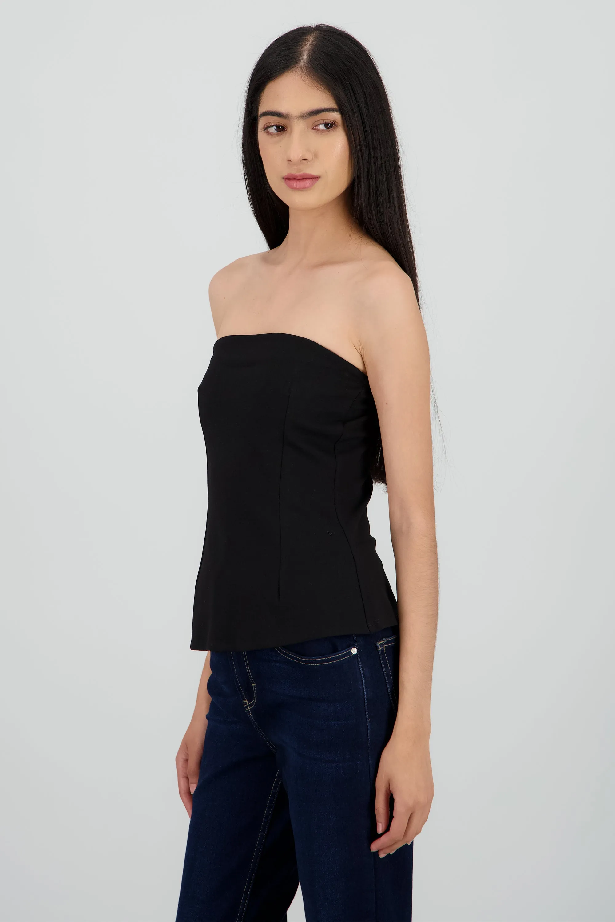 Top strapless con cortes sold by Shasa product image thumbnail 3