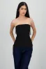Top strapless con cortes sold by Shasa