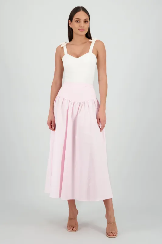 Maxi falda drop waist sold by Shasa