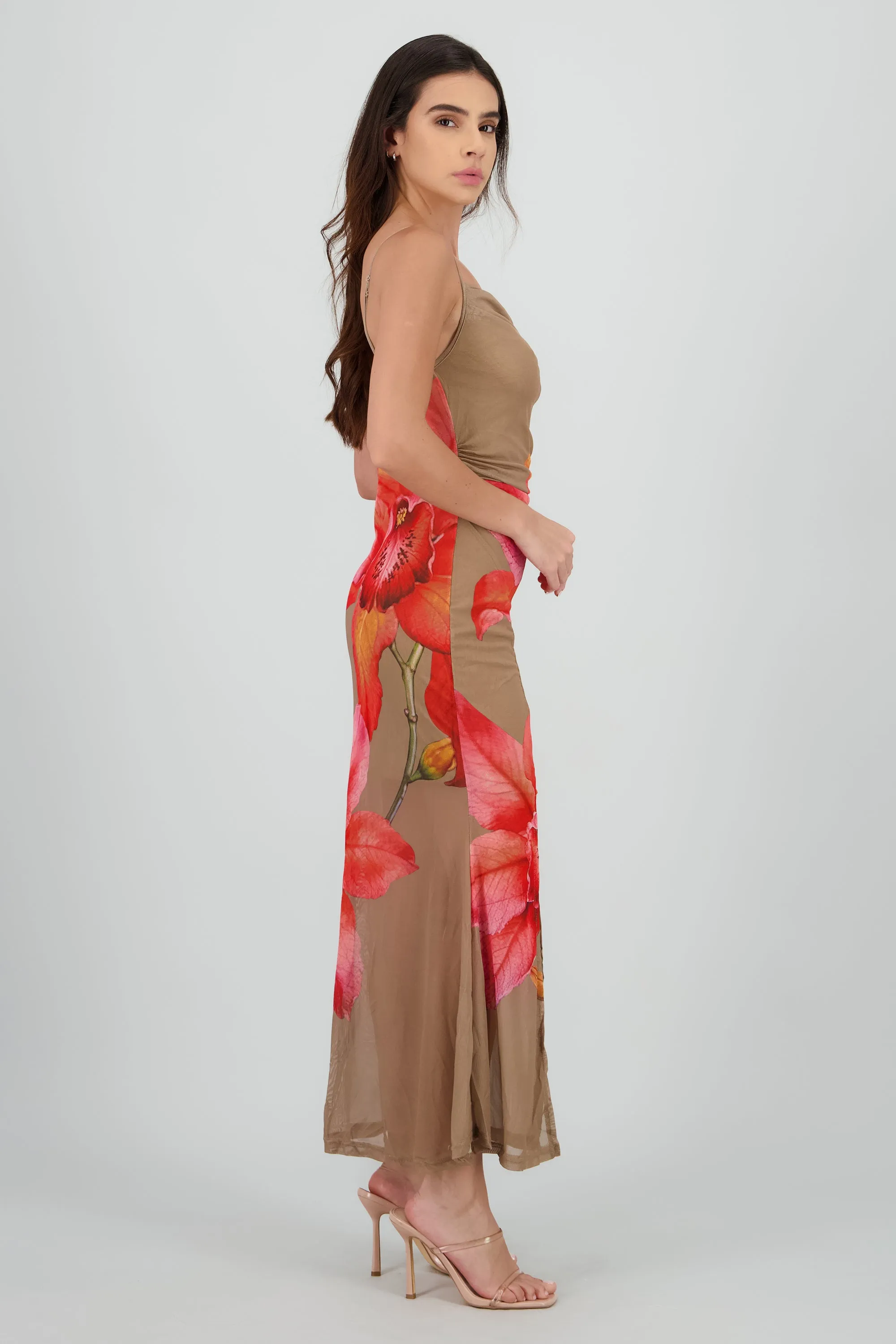 Vestido midi estampado flor sold by Shasa product image thumbnail 3