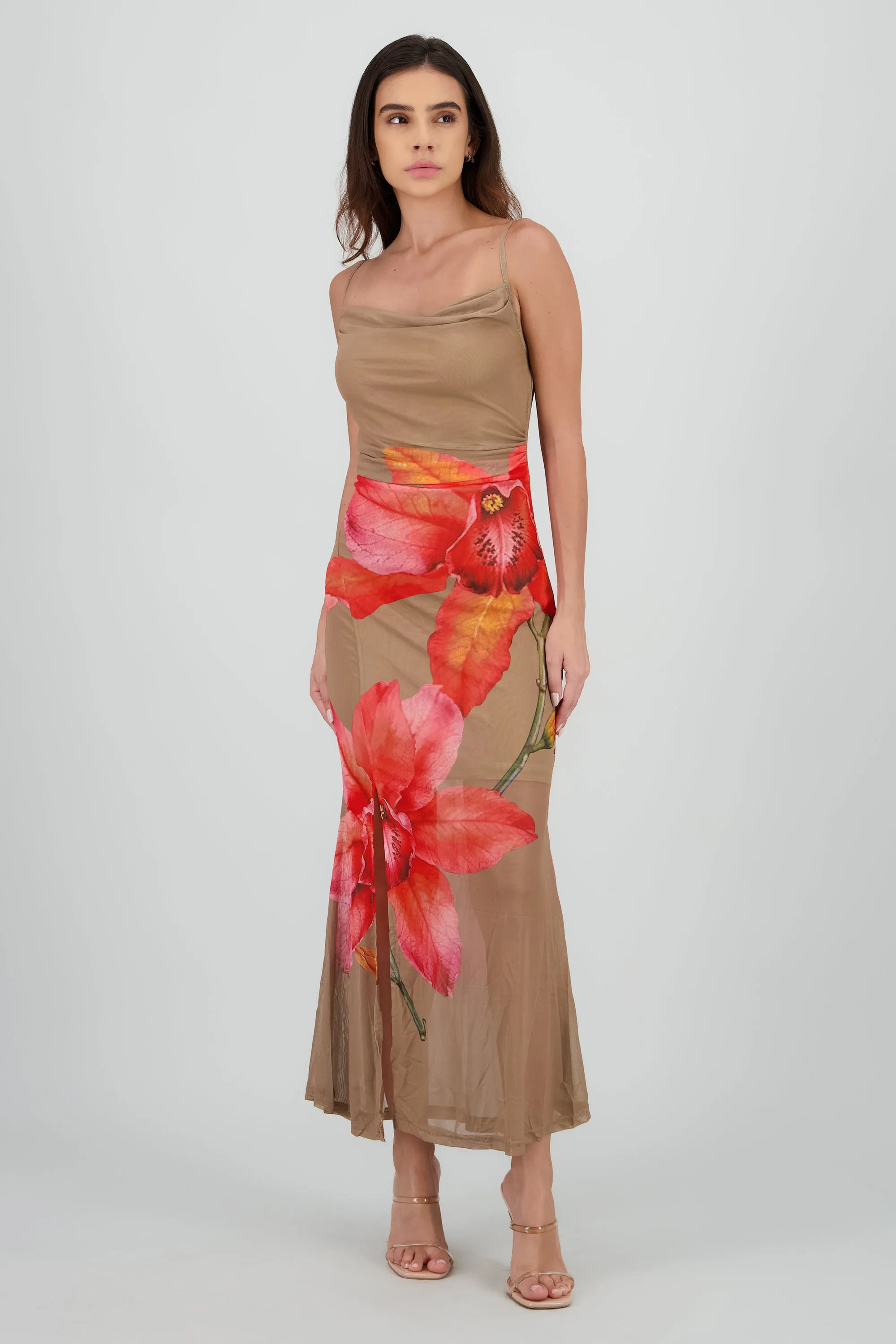 Vestido midi estampado flor sold by Shasa product image thumbnail 2
