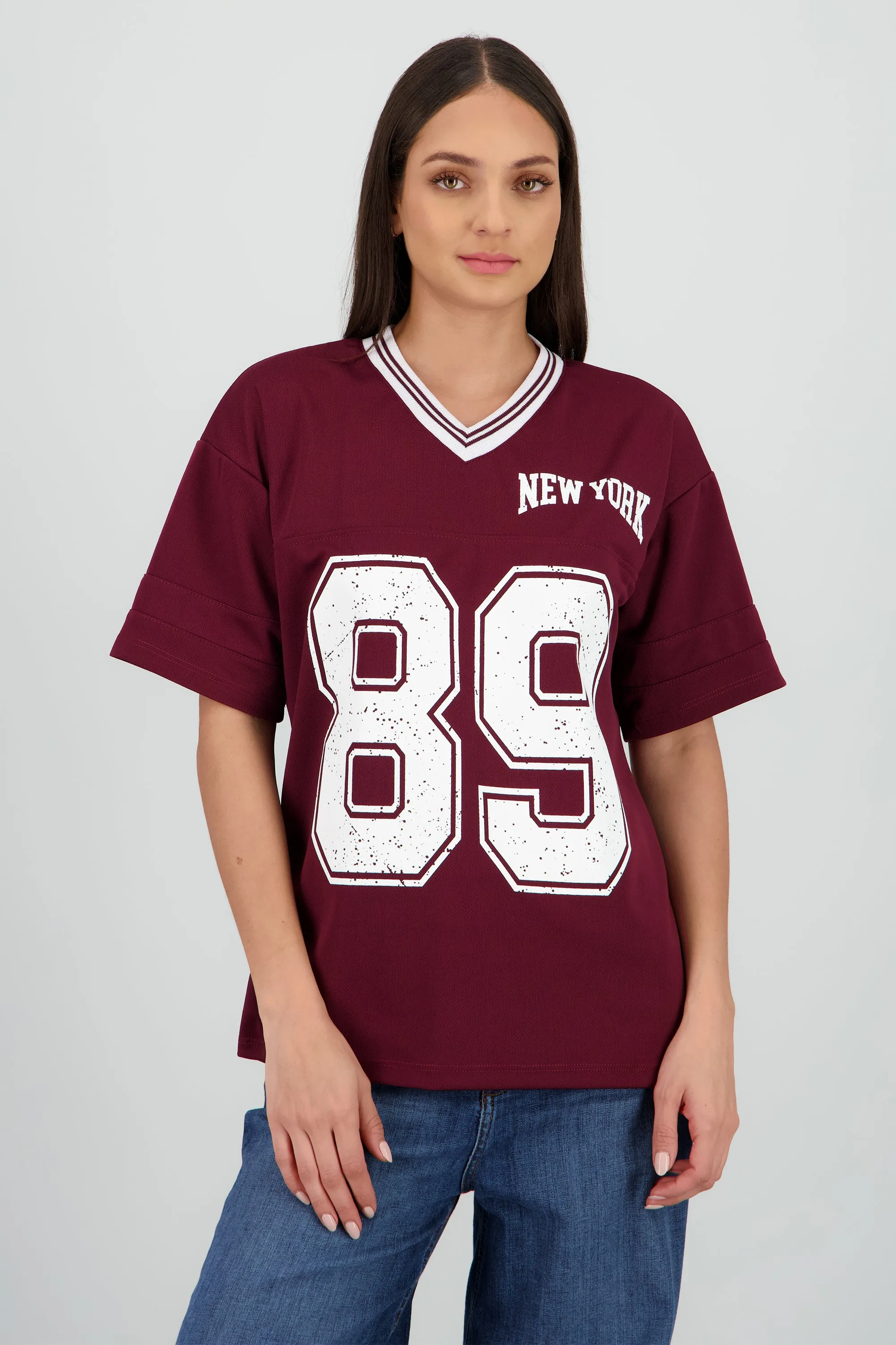 Playera oversize estampado numero sold by Shasa