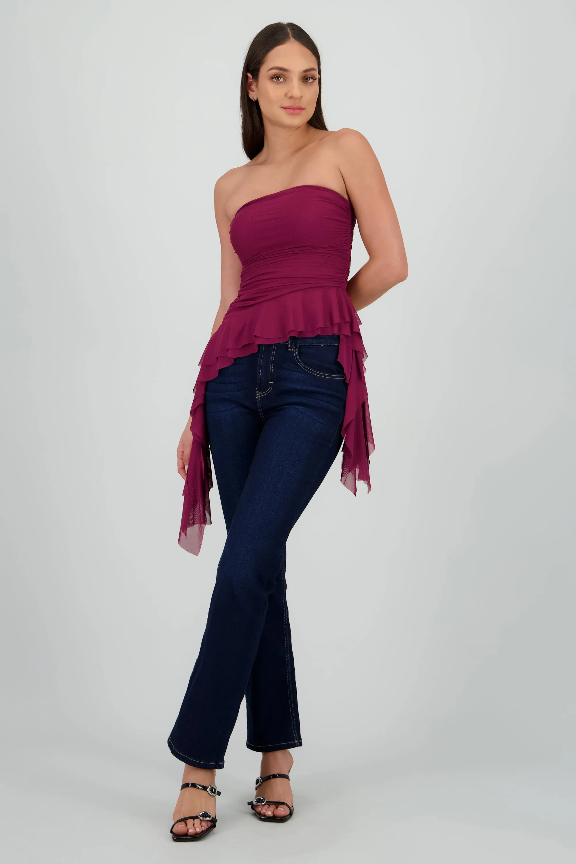 Top strapless drapeado sold by Shasa product image thumbnail 2