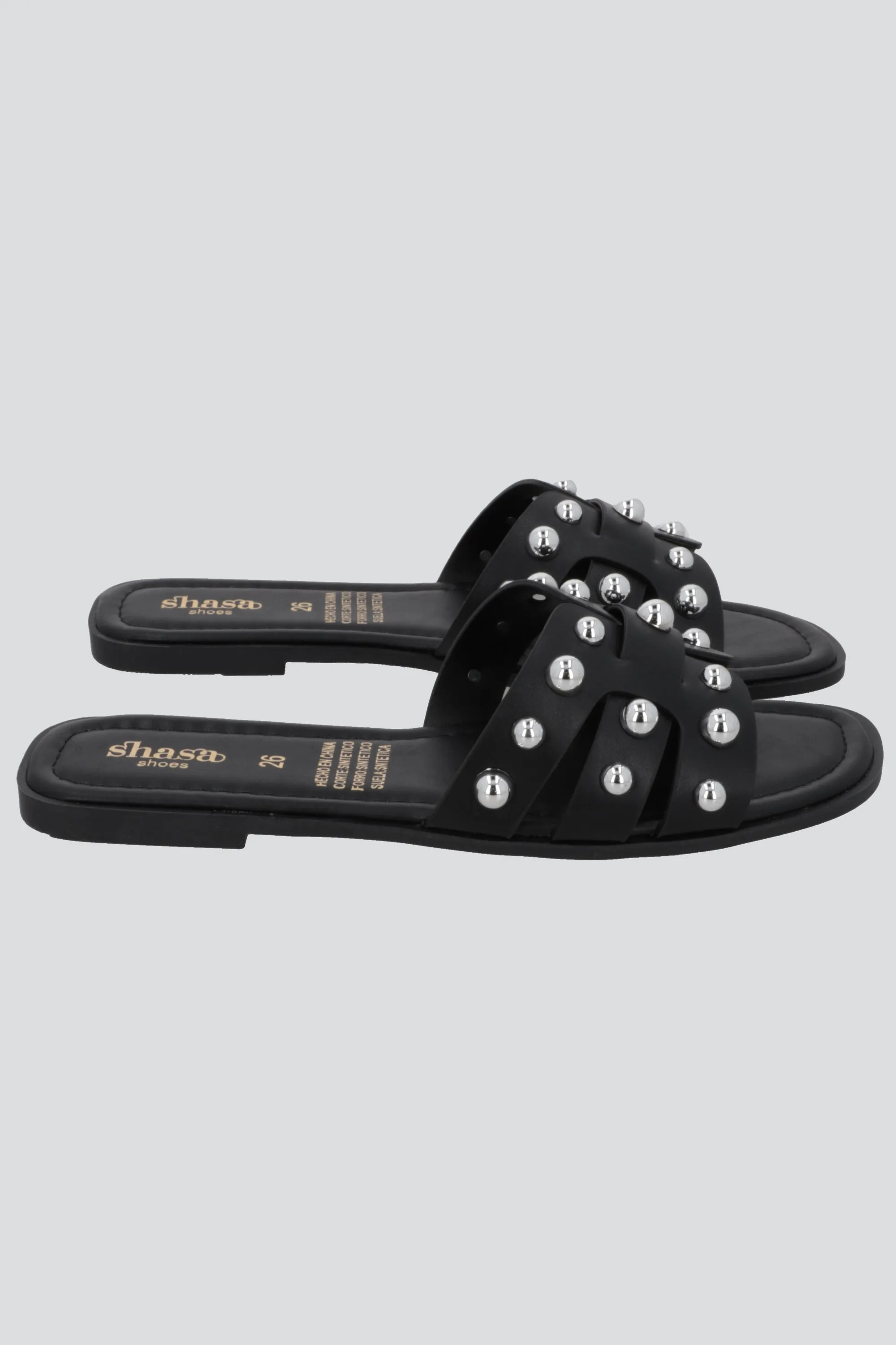 Sandalia greca mega studs sold by Shasa product image thumbnail 3
