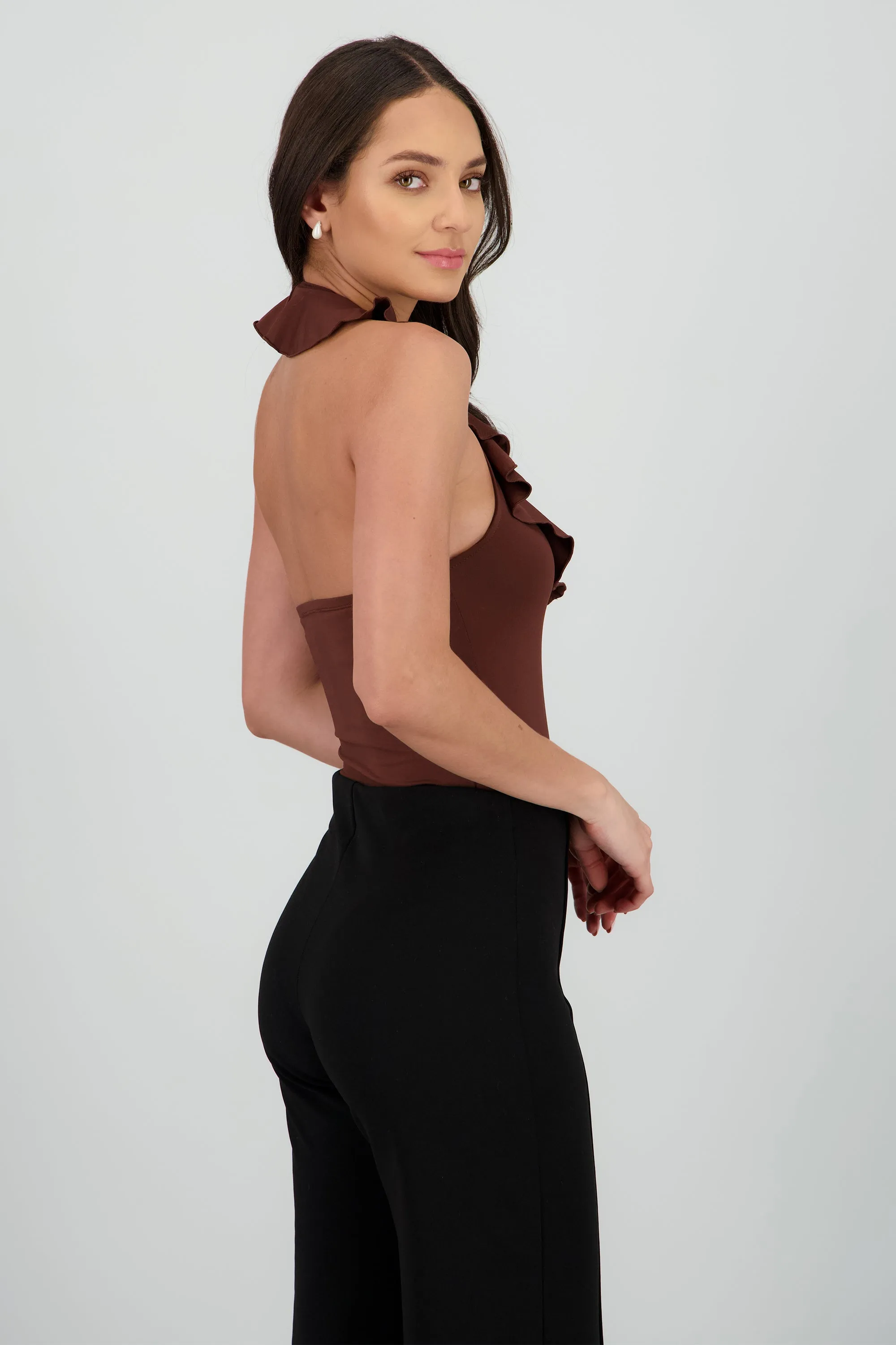 Bodysuit escote en v volante sold by Shasa product image thumbnail 3