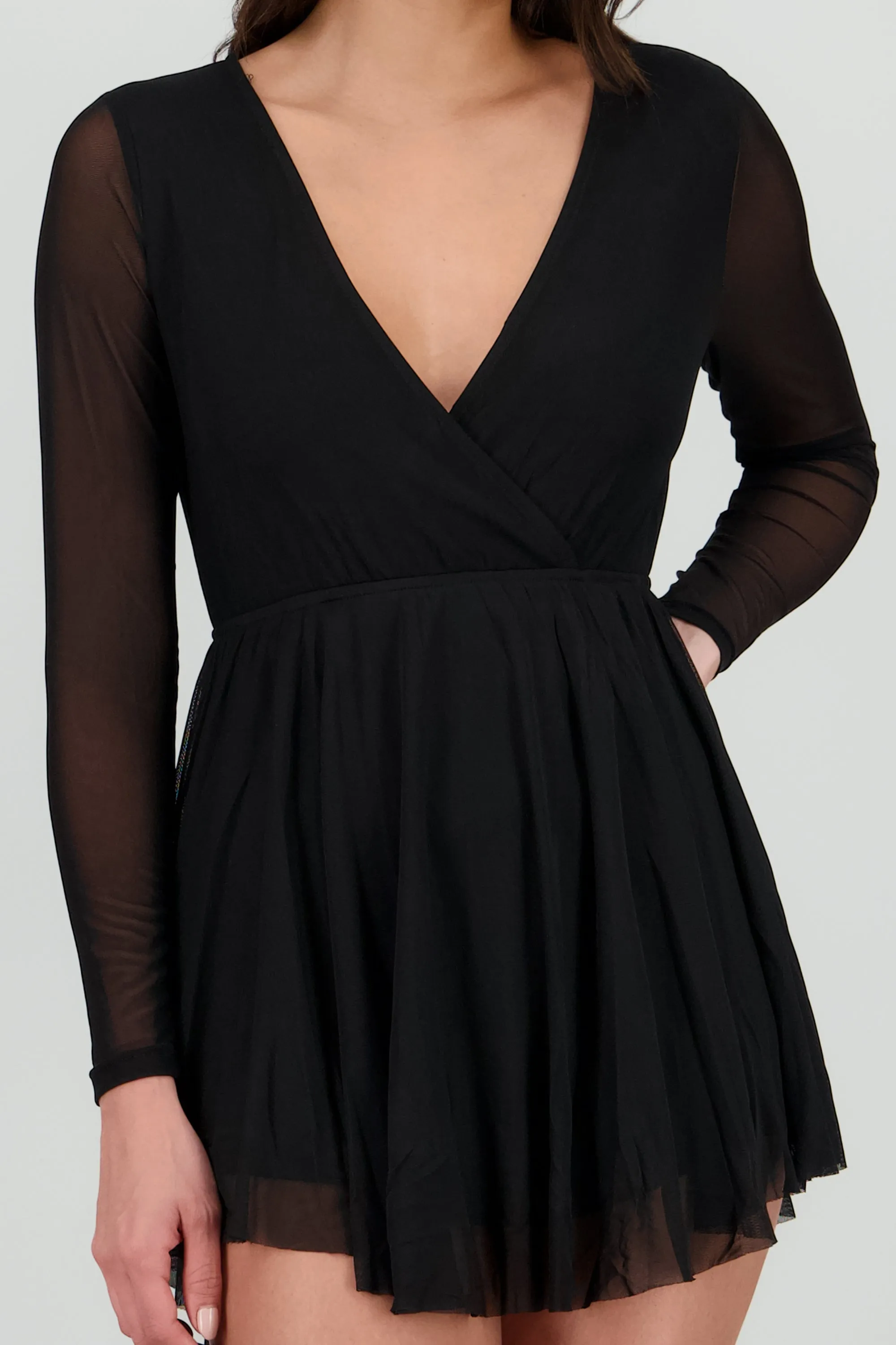 Mini vestido mesh manga larga sold by Shasa product image thumbnail 5