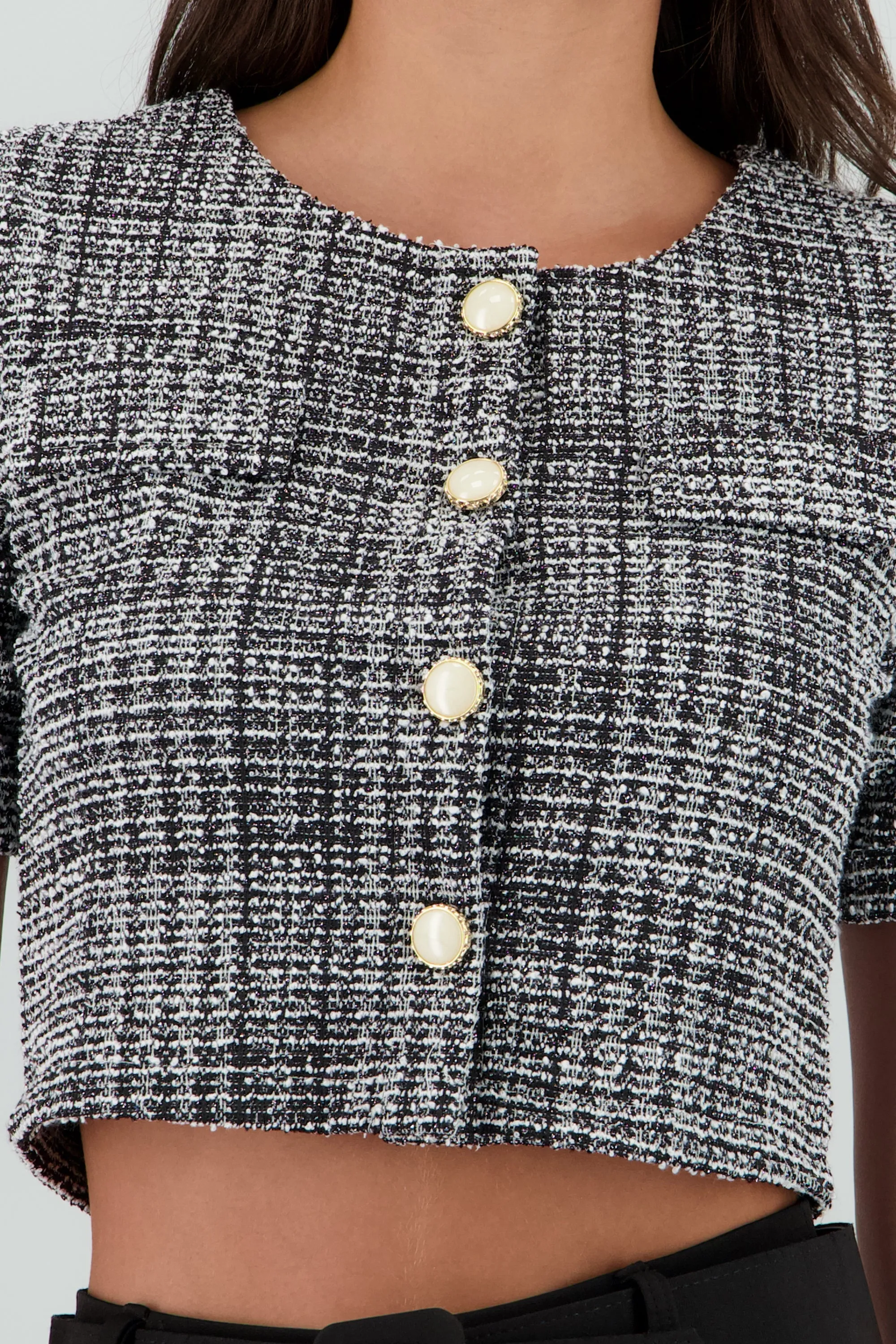 Blusa botones tweed sold by Shasa product image thumbnail 5
