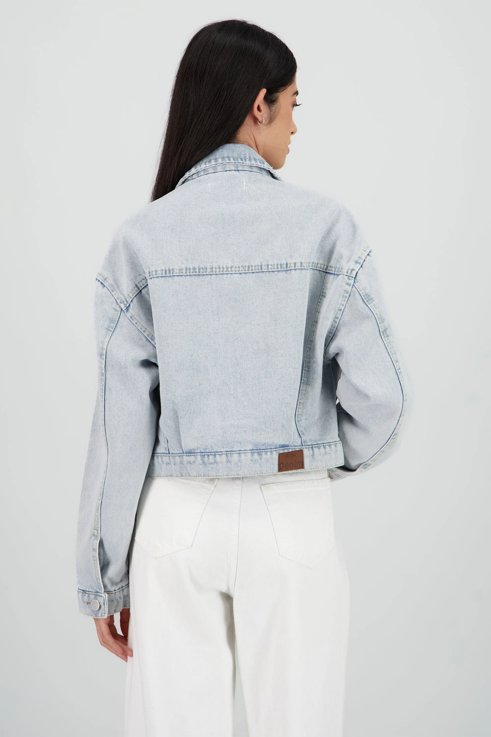 Chamarra trucker crop sold by Shasa product image thumbnail 4