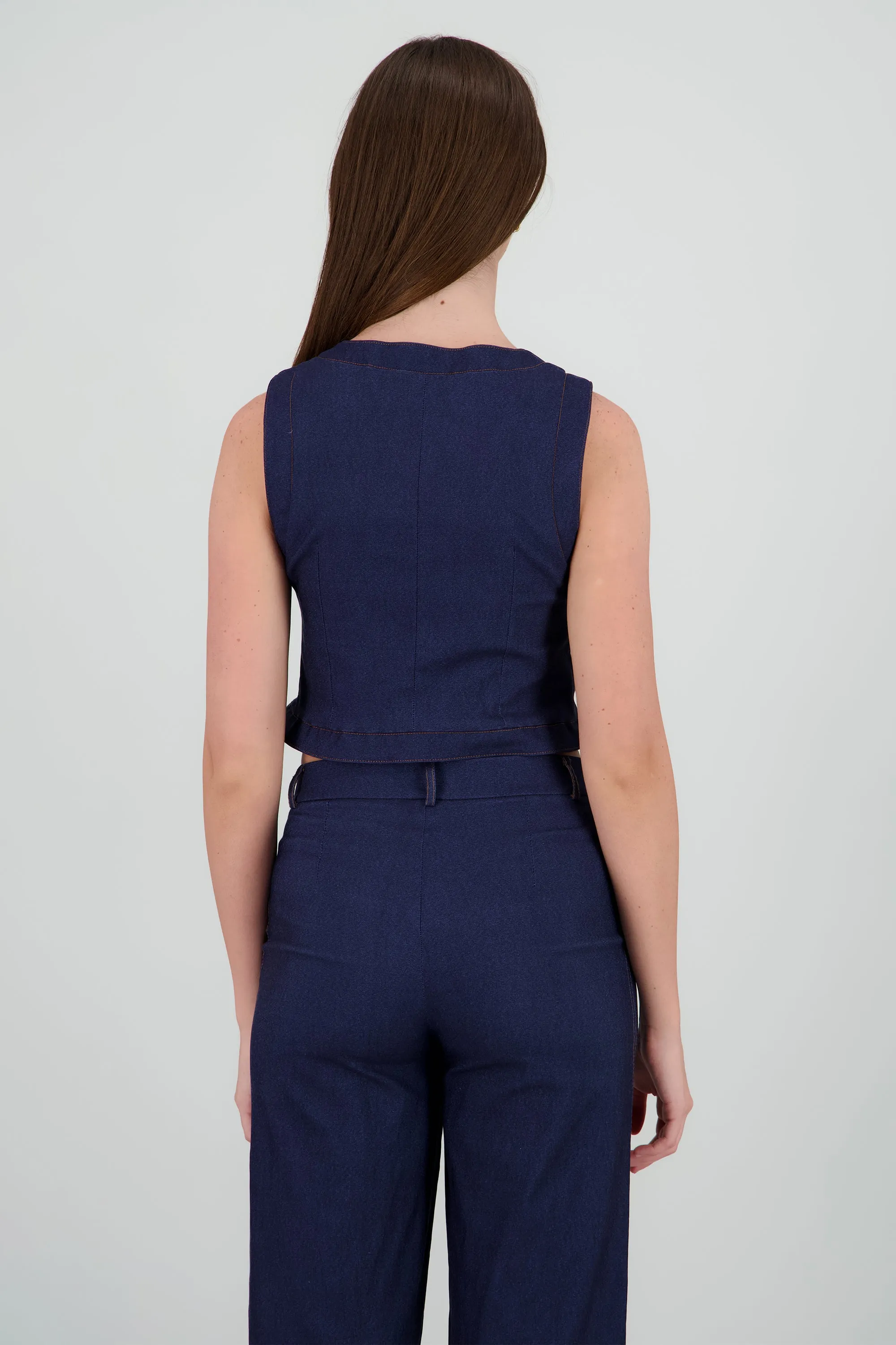 Chaleco botones detalle costuras sold by Shasa product image thumbnail 4