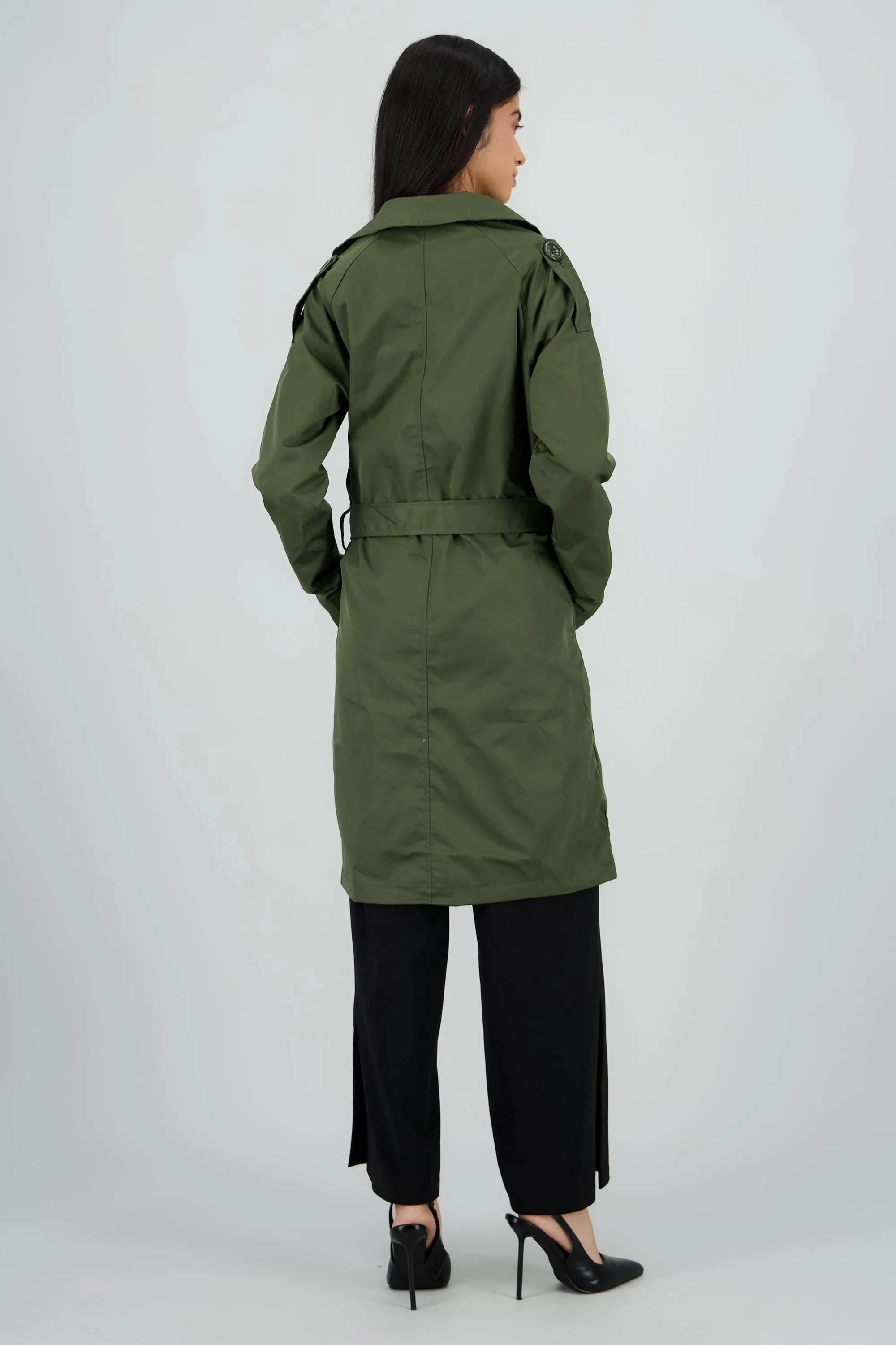 Gabardina midi con cinturon sold by Shasa product image thumbnail 4