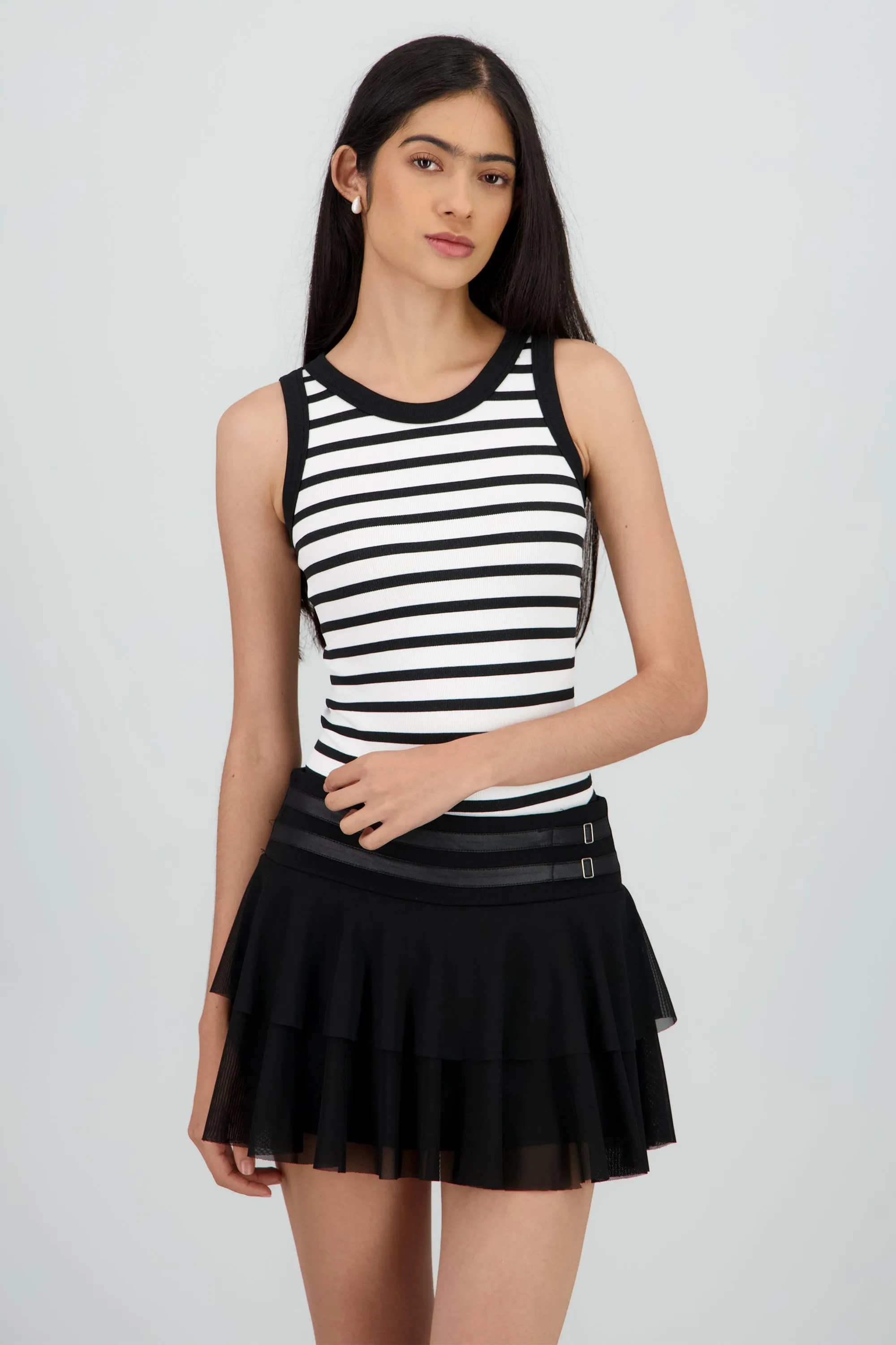 Bodysuit sin mangas rayas seamless sold by Shasa