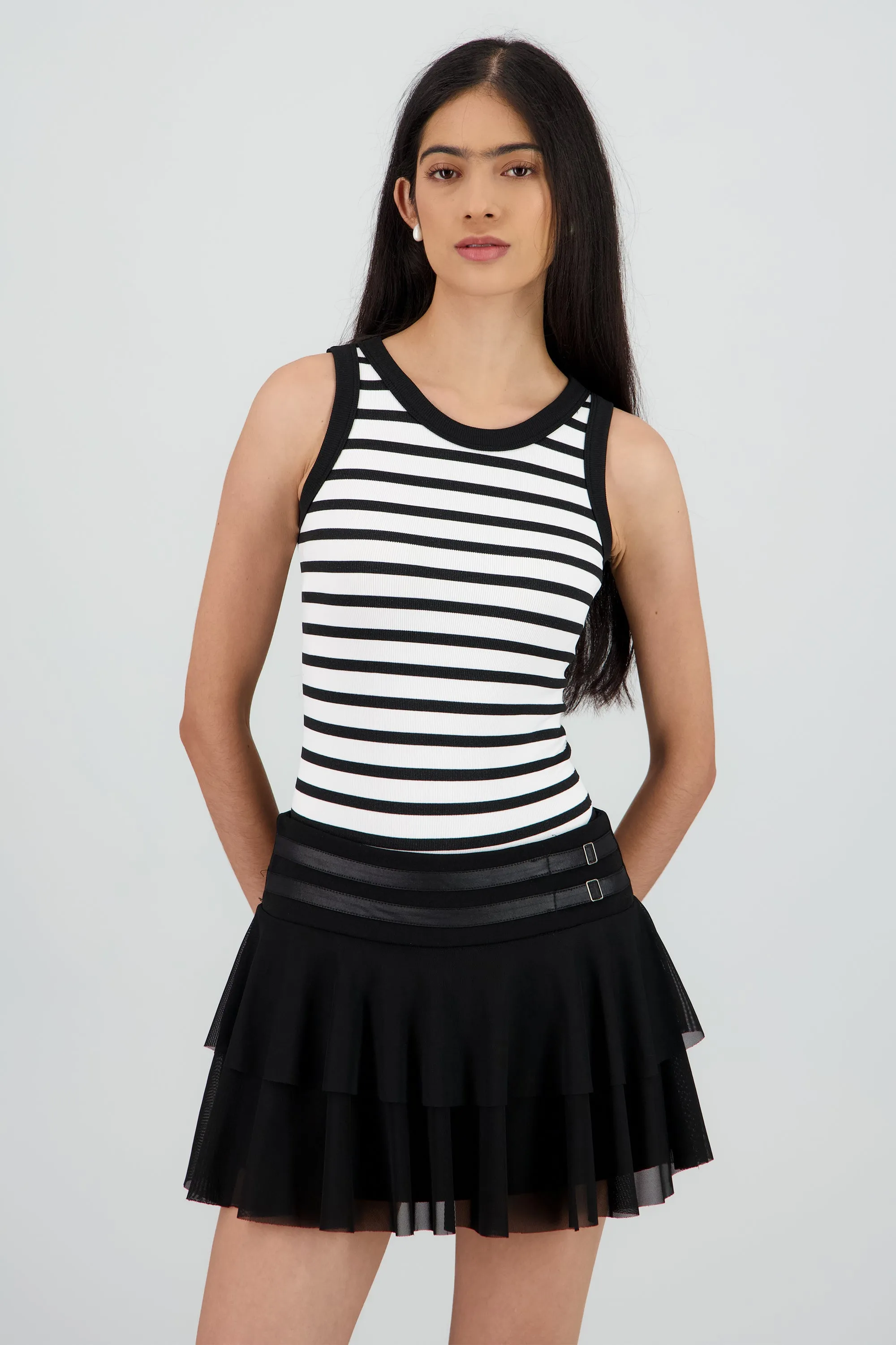 Bodysuit sin mangas rayas seamless sold by Shasa product image thumbnail 2