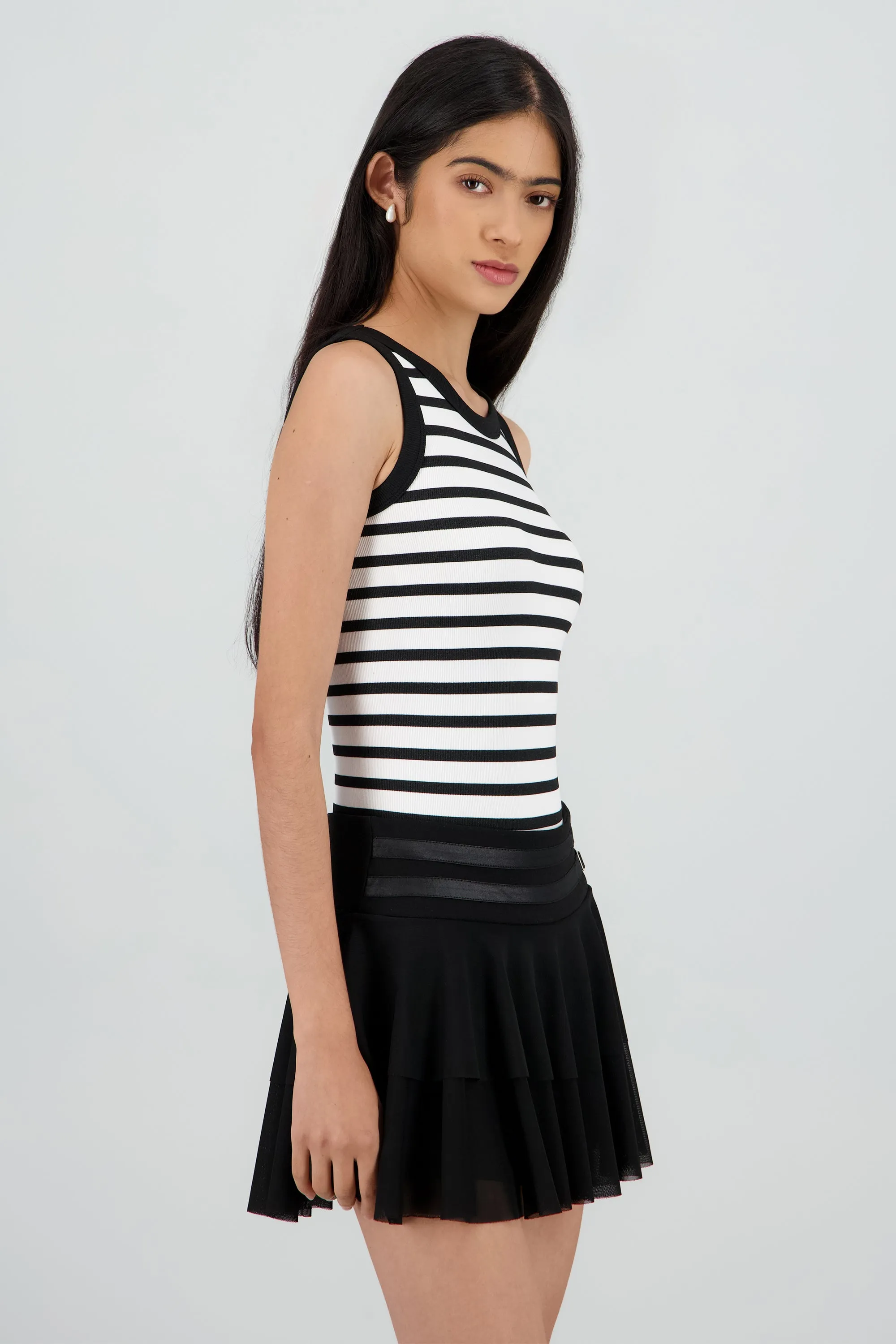 Bodysuit sin mangas rayas seamless sold by Shasa product image thumbnail 3