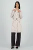 Gabardina midi con cinturon sold by Shasa