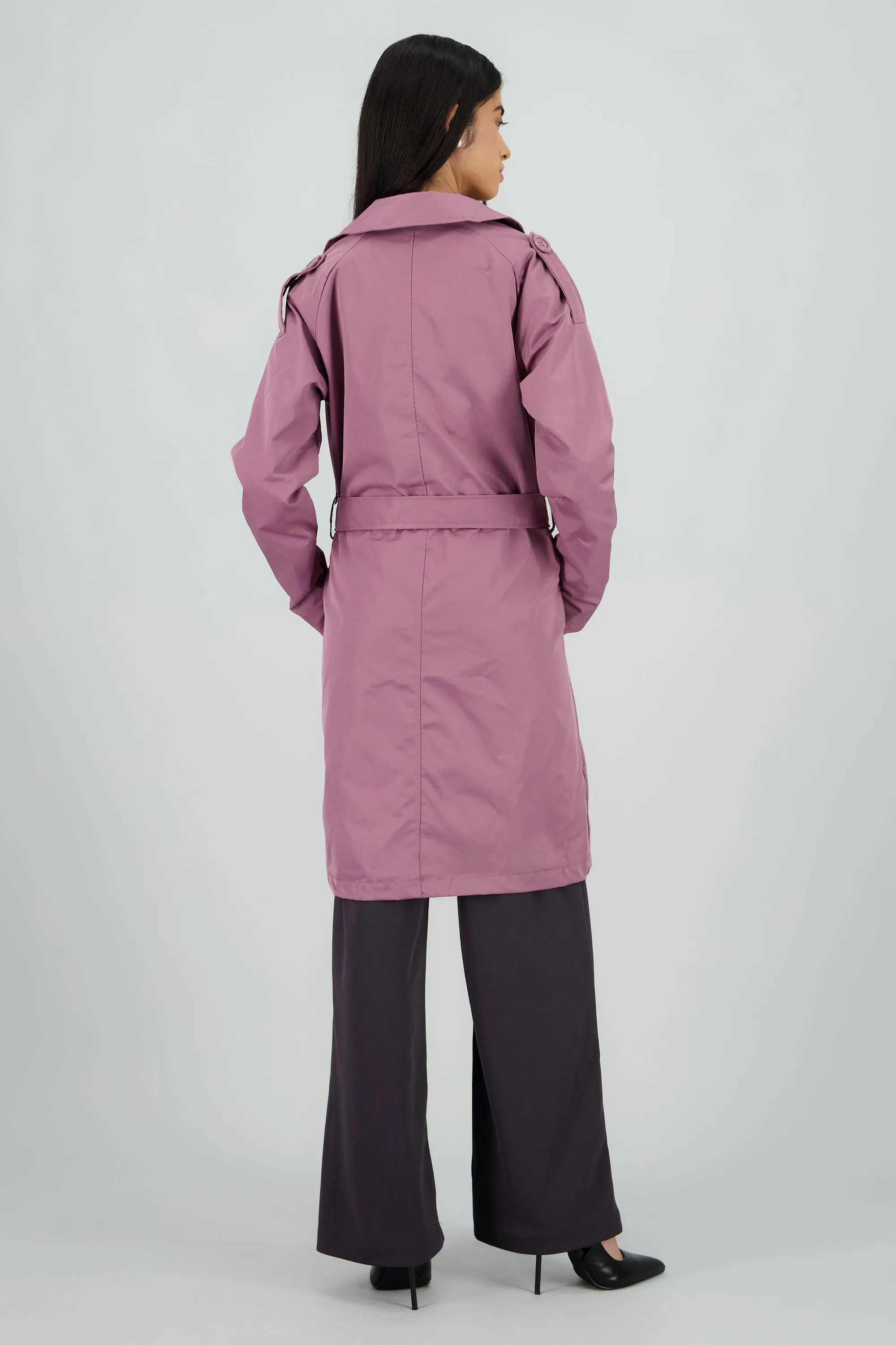 Gabardina midi con cinturon sold by Shasa product image thumbnail 4