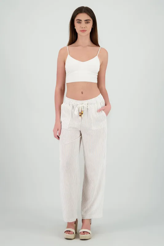 Pantalon fluido detalle jareta sold by Shasa