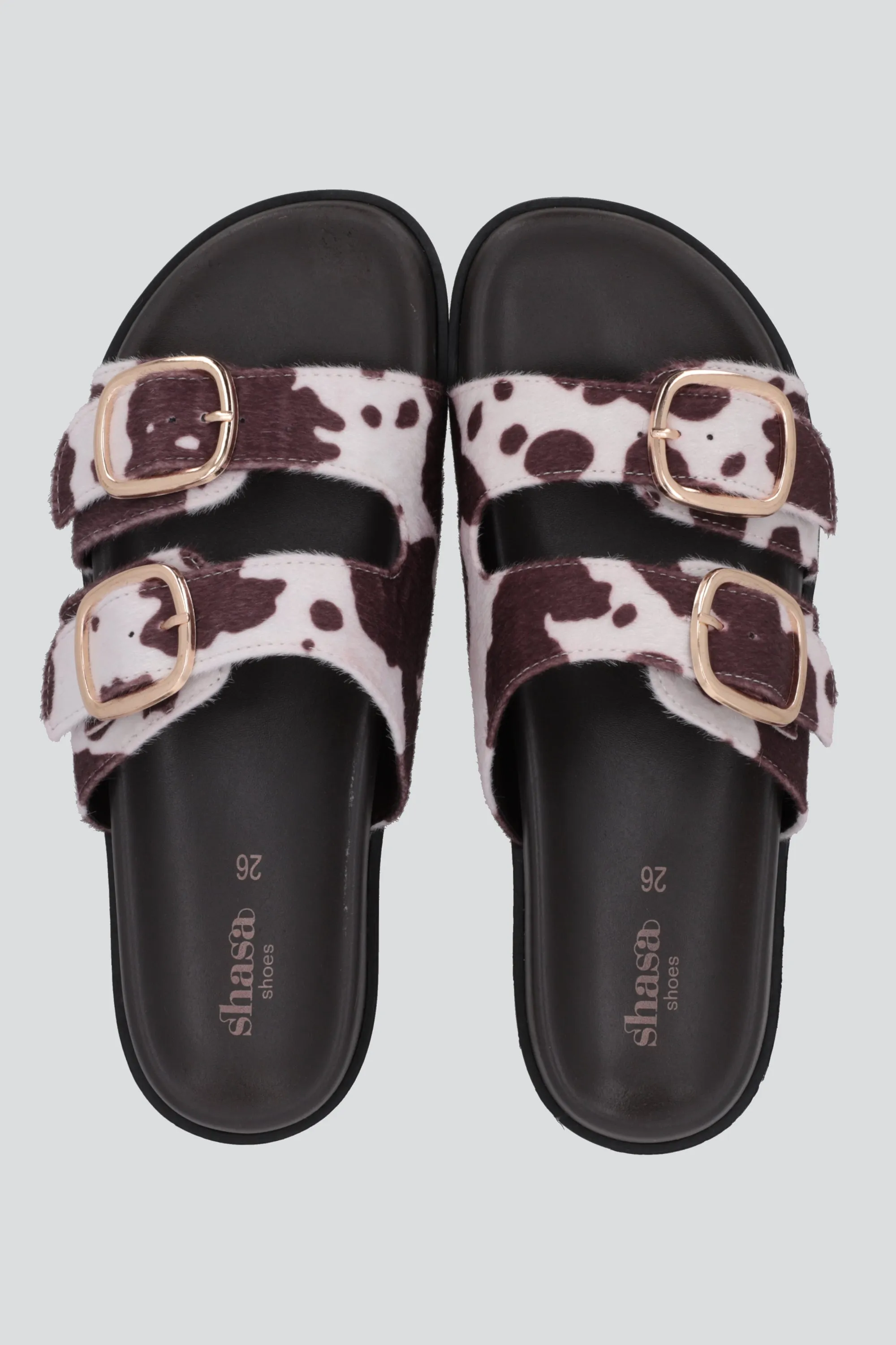 Sandalia dos tiras hebillas vaca sold by Shasa product image thumbnail 4