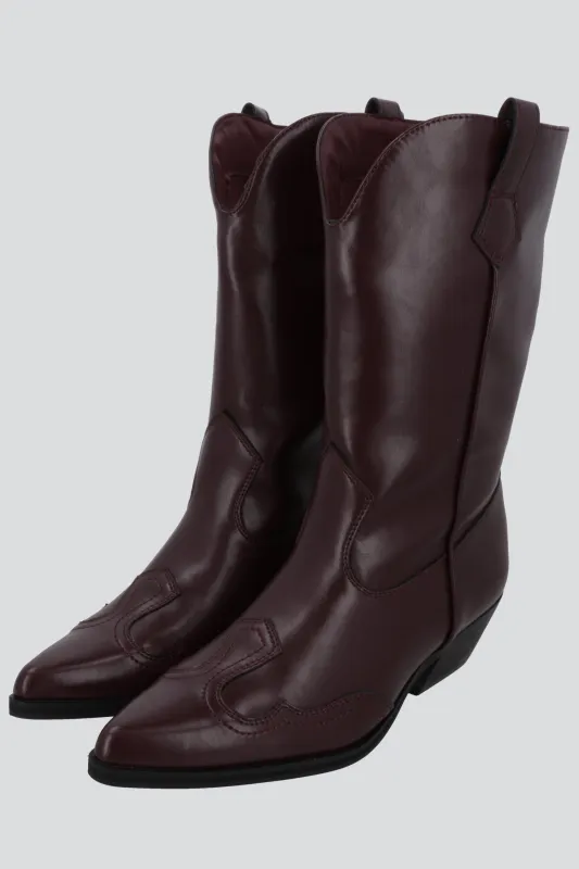 Bota vaquera midi cubeta sold by Shasa