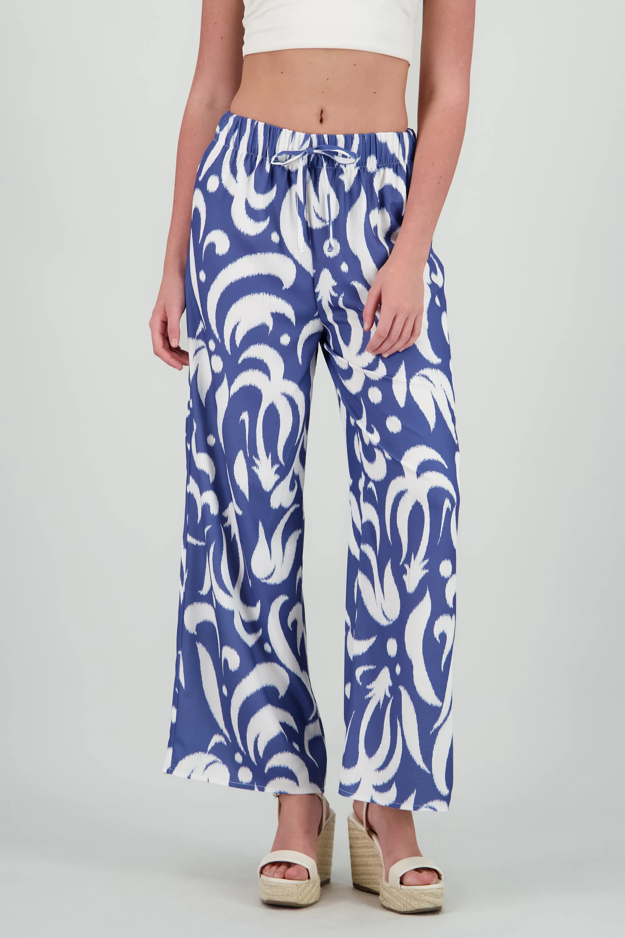 Pantalon amplio estampado tropical sold by Shasa product image thumbnail 2