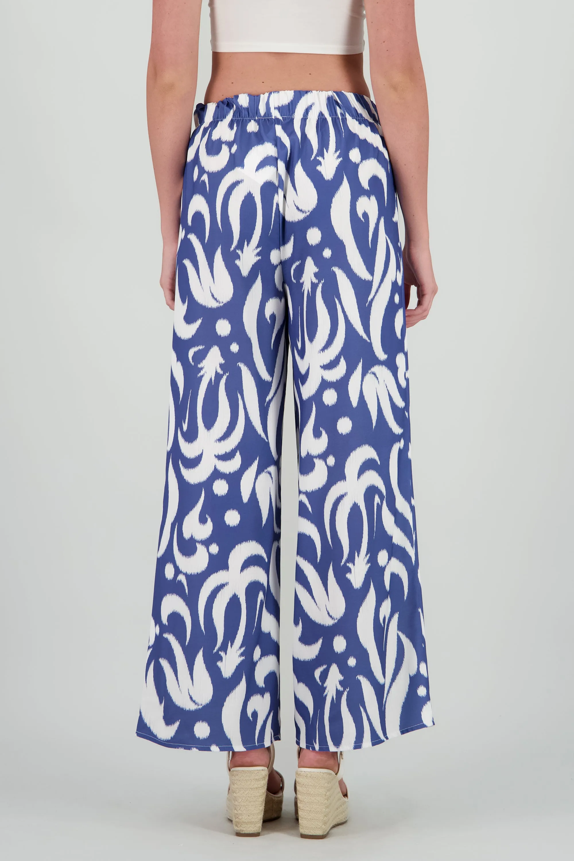 Pantalon amplio estampado tropical sold by Shasa product image thumbnail 4