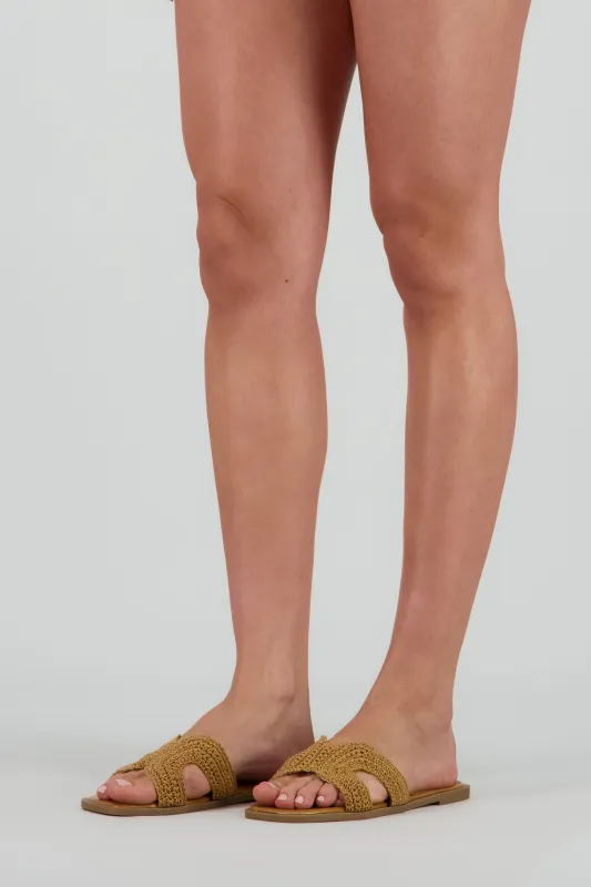 Sandalia greca crochet sold by Shasa