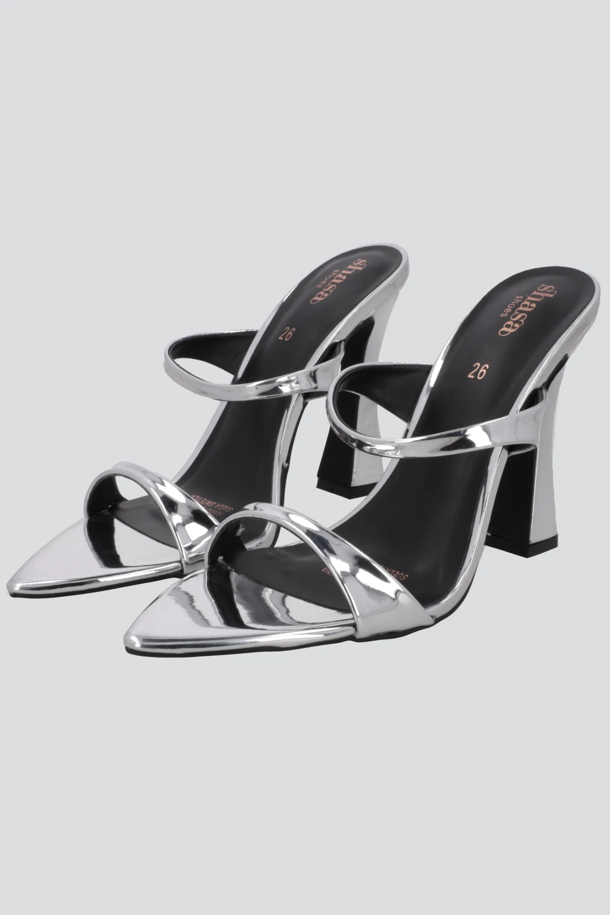 Tacon dos tiras mula sold by Shasa