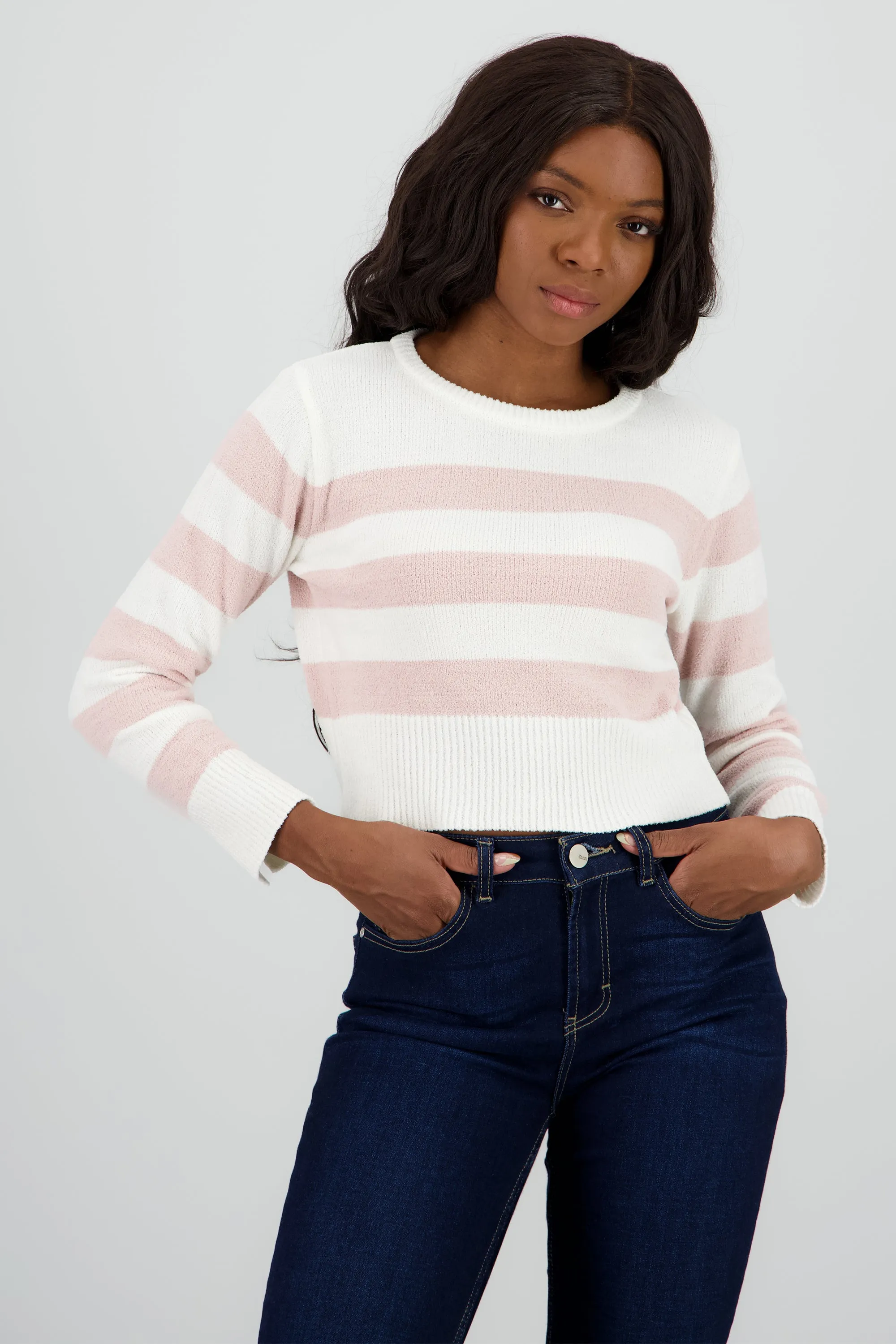 Suéter crop rayas sold by Shasa product image thumbnail 2