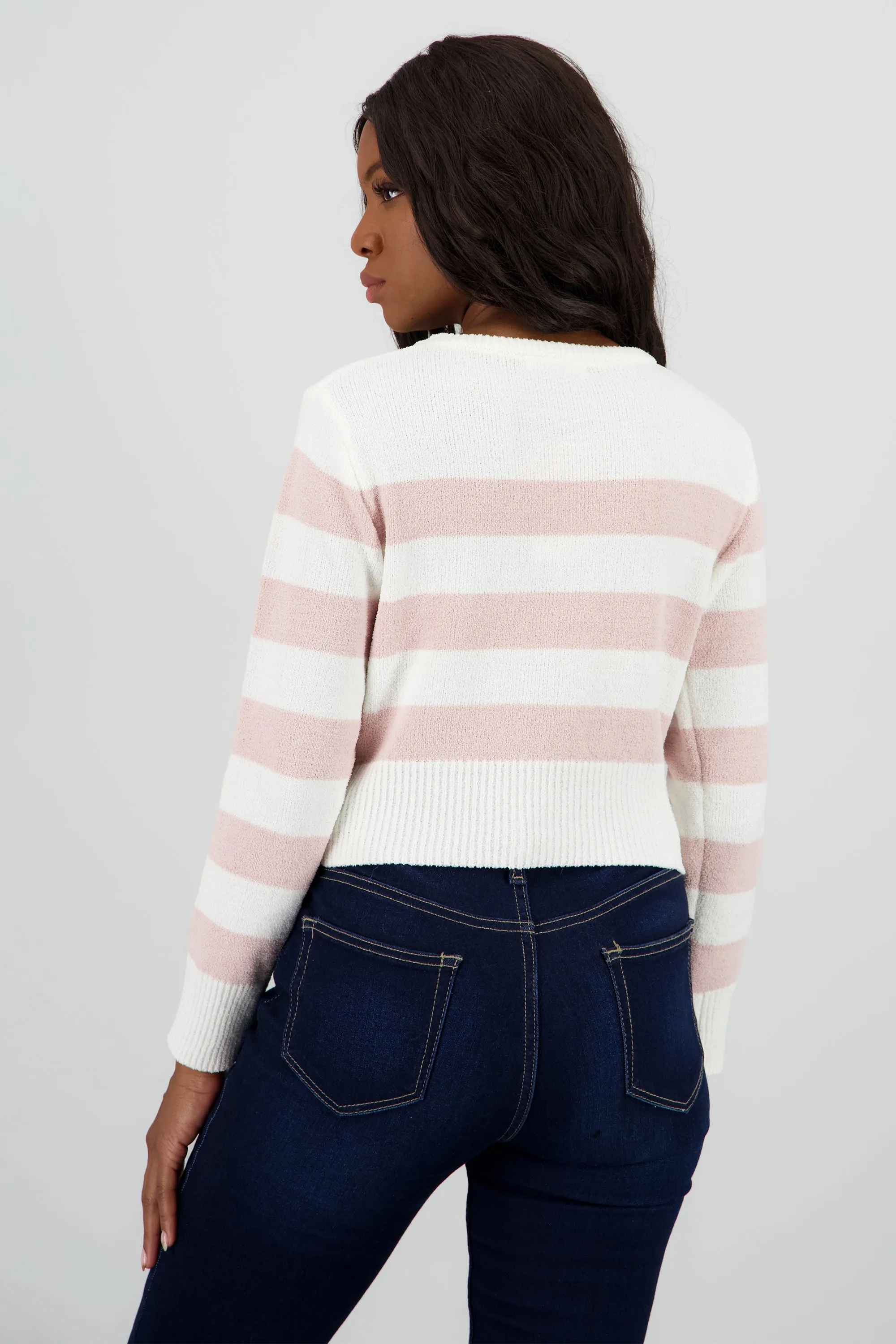 Suéter crop rayas sold by Shasa product image thumbnail 4