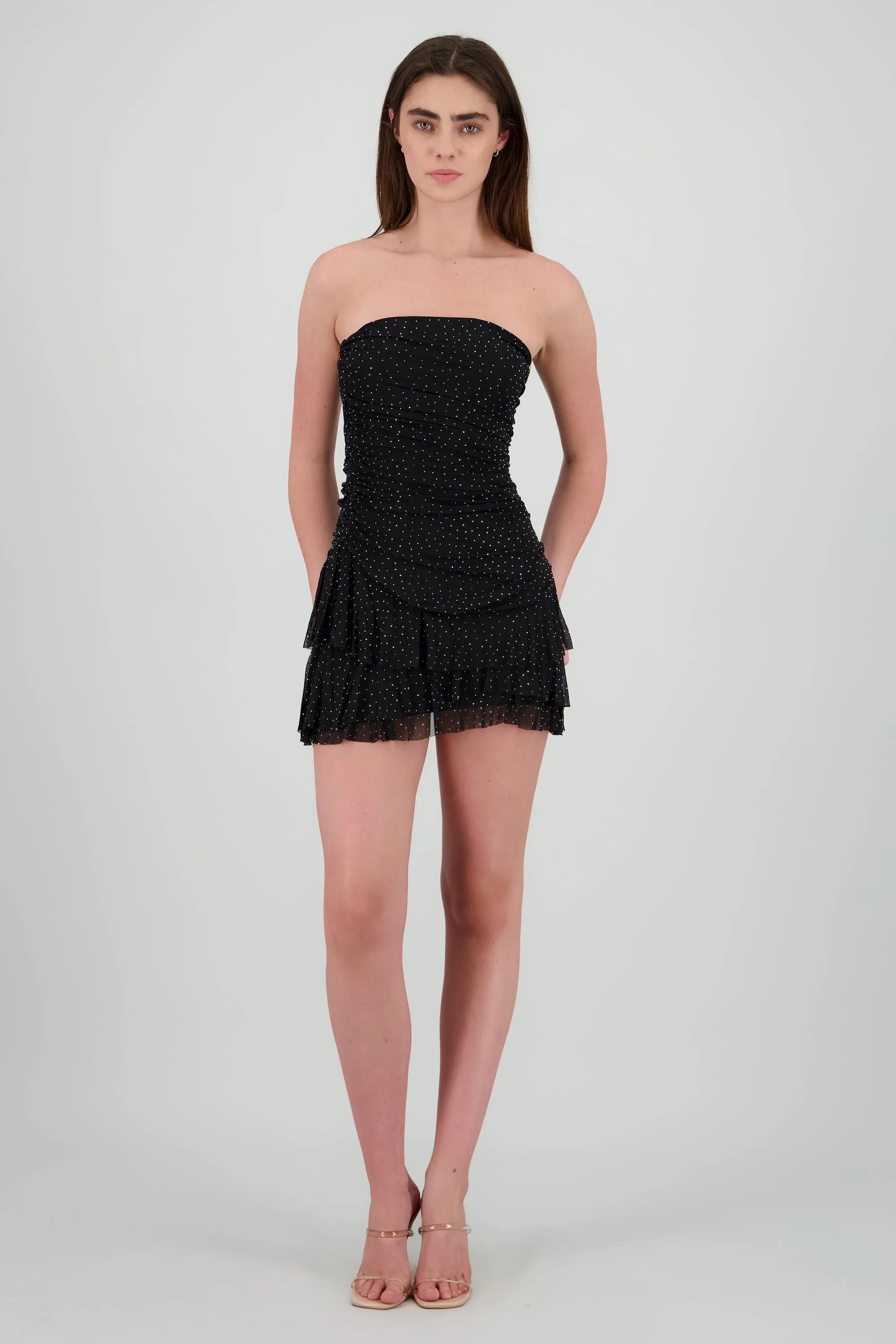 Vestido asimetrico de brillos sold by Shasa product image thumbnail 2