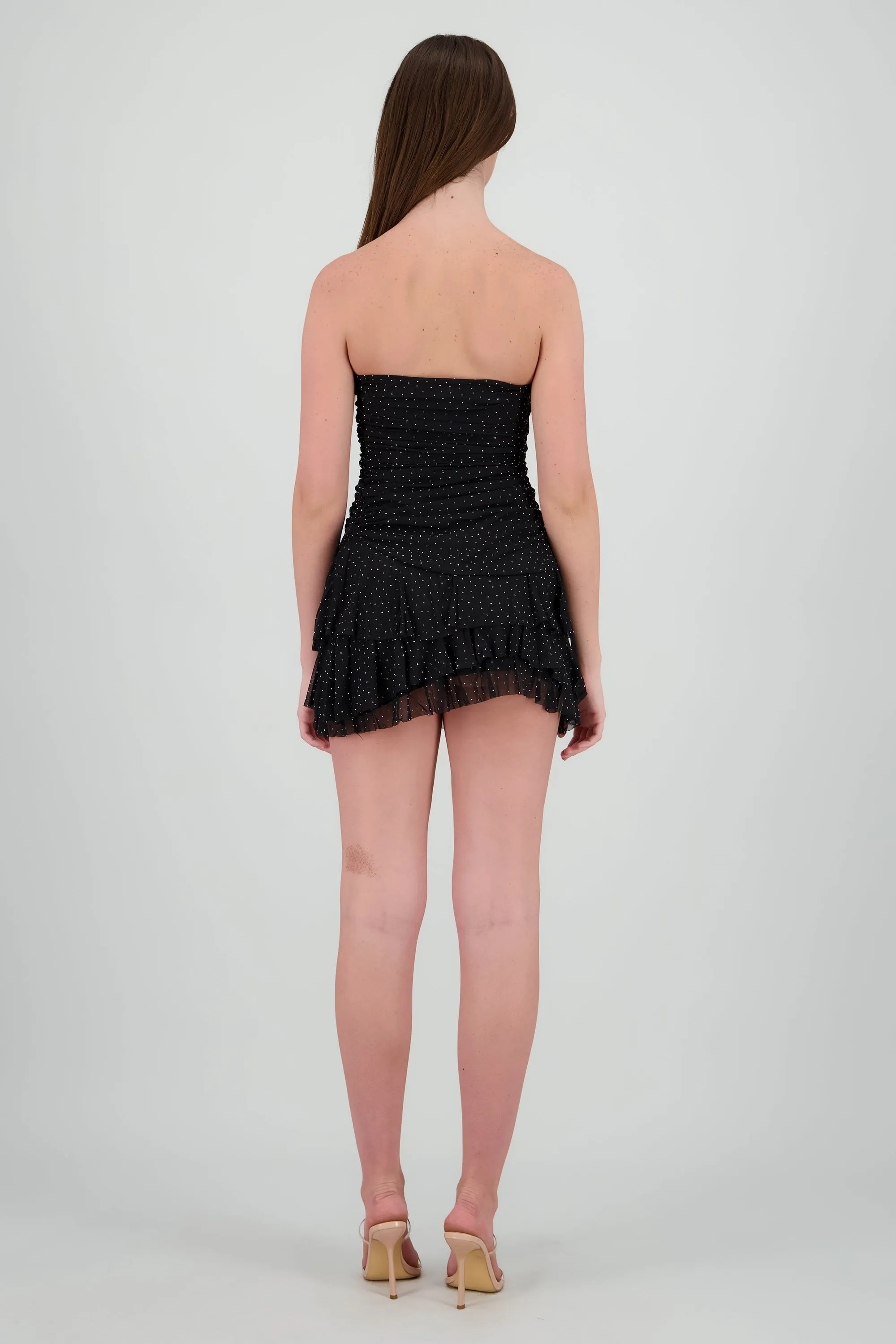 Vestido asimetrico de brillos sold by Shasa product image thumbnail 4