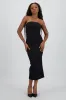 Vestido maxi strapless drapeado hypsters sold by Shasa