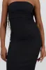 Vestido maxi strapless drapeado hypsters sold by Shasa